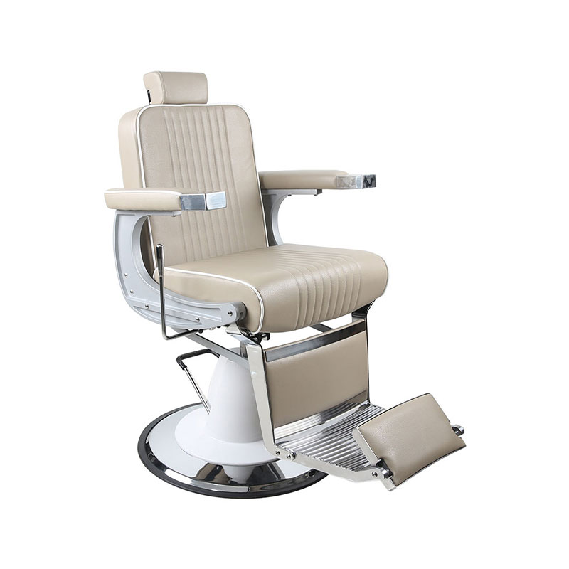 ORLEANS Cream Barber Chair