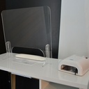 Protective glass for manicure table