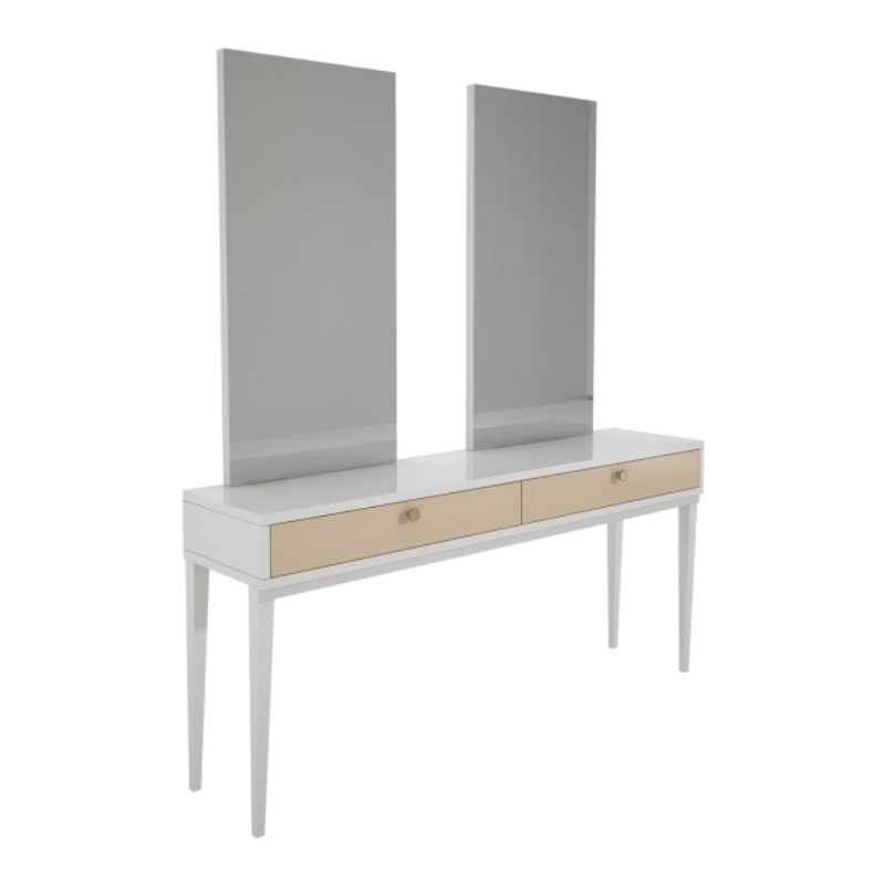 LINEA 2-seater wall-mounted dressing table