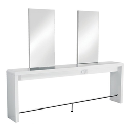 SHOW 2 Led 2-seater wall-mounted dressing table