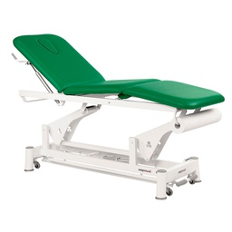 C5526 Ecopostural 3-top electric table and 1 FREE stool