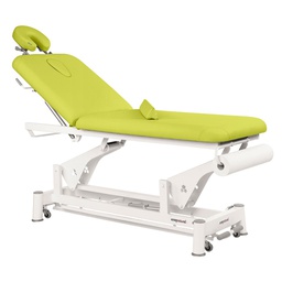 C5502 Electric table with 2 Ecopostural surfaces and 1 stool FREE